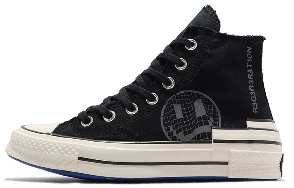 Chuck 70 Converse Hacked Heel High "Tear Away - Black Blue"