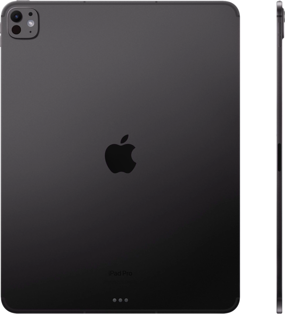 Планшет Apple iPad Pro 2024 A2926 M4 9C RAM8Gb ROM256Gb 13" OLED 2752x2064 5G eSIM iOS черный космос 12Mpix 12Mpix BT WiFi 9hr