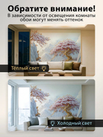 Фотообои 3d в спальню и для зала горный пейзаж