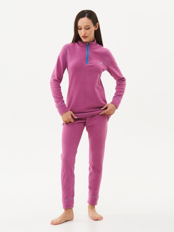 Термобелье женское Thermoline ZIP ткань Флис цвет Фиолетовый