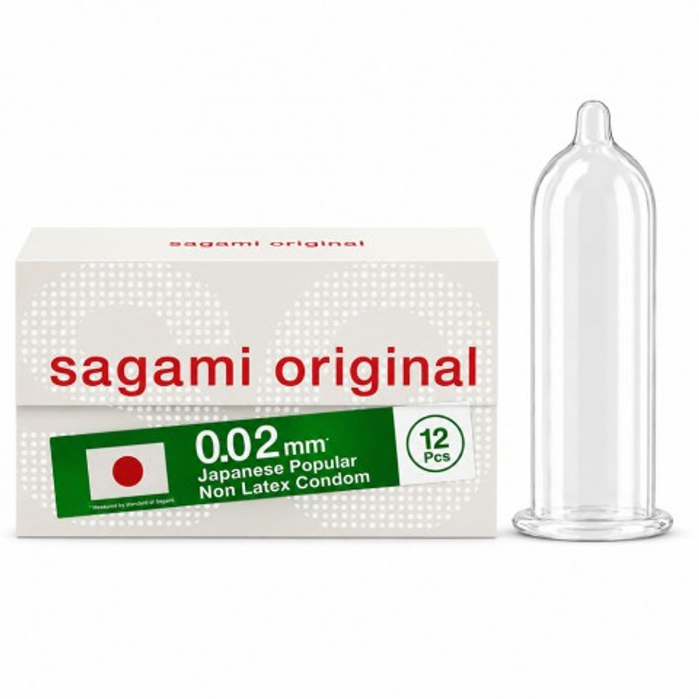 Презервативы полиуретановые Sagami Original 0.02, 12 шт.