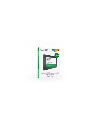 CBR SSD-256GB-2.5-LT22, Внутренний SSD-накопитель, серия "Lite", 256 GB, 2.5", SATA III 6 Gbit/s, SM2259XT, 3D TLC NAND, R/W speed up to 550/520 MB/s, TBW (TB) 128