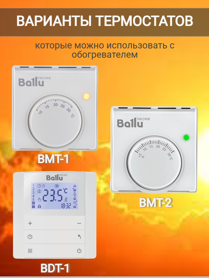 Обогреватель инфракрасный Ballu BIH-APL-1,0-M 1 кВт 38017
