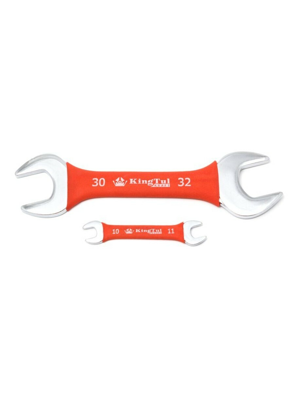 Ключ рожковый 18х19мм в прорезиненной оплетке KingTul kraft KT-101819k(321819)