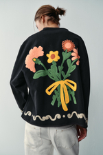 КУРТКА С ЦВЕТОЧНОЙ ВЫШИВКОЙ — ZARA