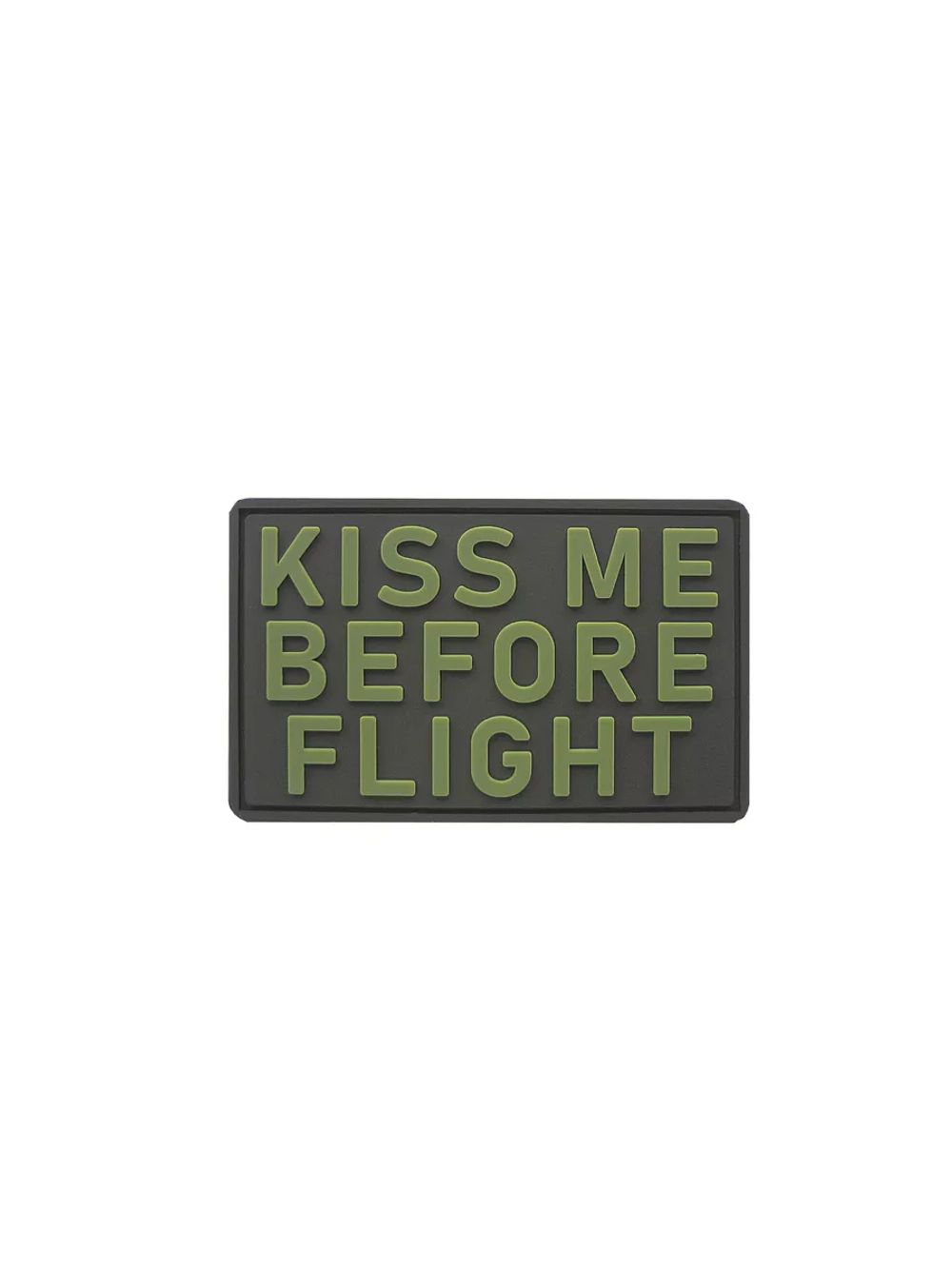 Шеврон на липучке Kiss me before flight