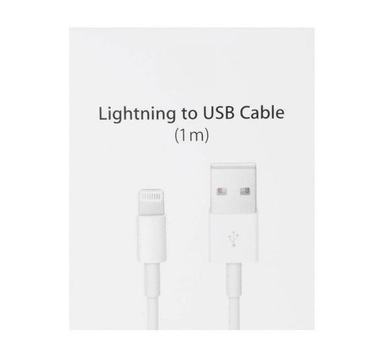 Кабель Apple Lightning 1м White (MD818ZM/A) High copy