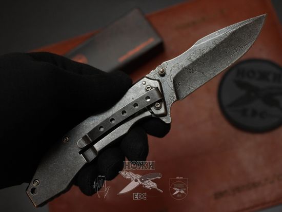 Cкладной нож VN P563 c клинком из стали 420, рукоять Stainless Steel