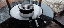 Дровяной гриль-стол Elbrus Grill Гималаи PRO 1200 (диаметр стола 1820 мм)