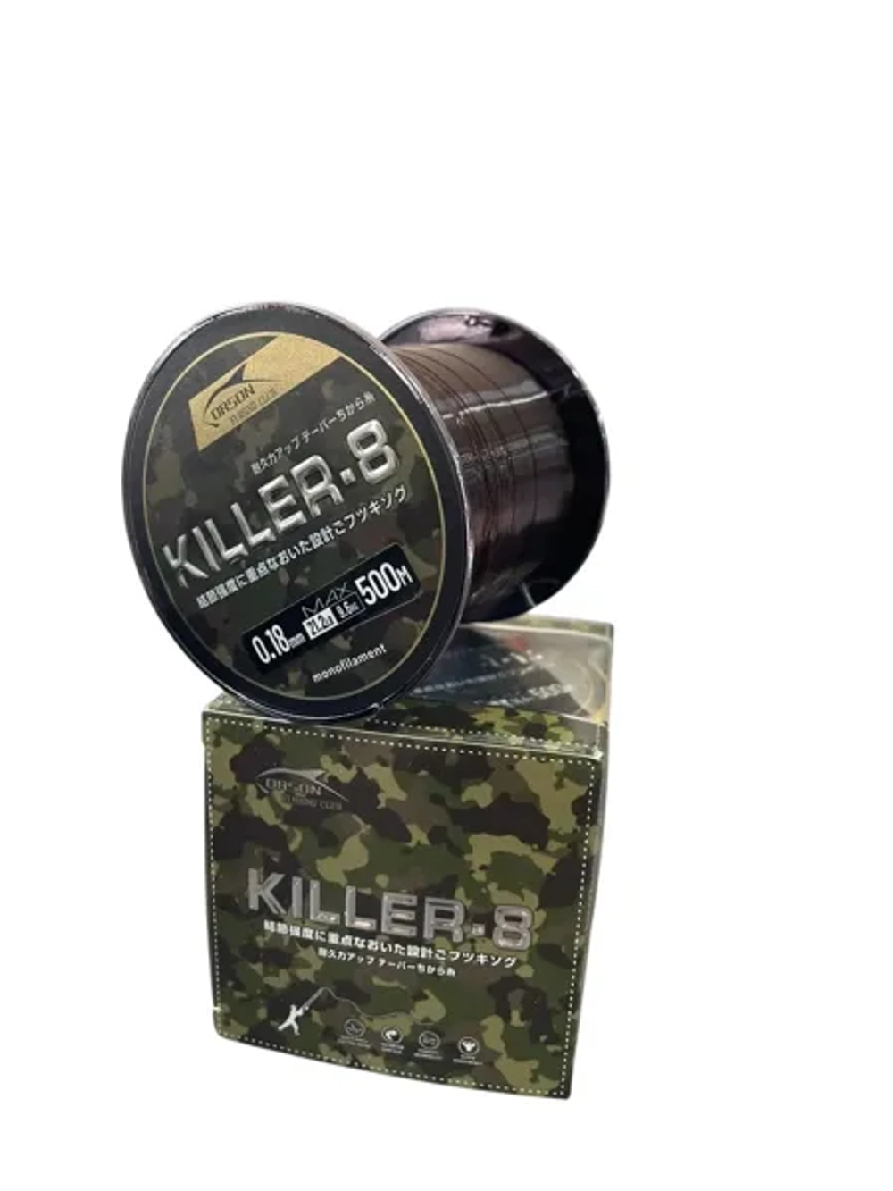леска 500 метров KILLER -8 мягкая