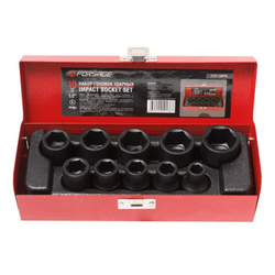Набор головок ударных 10предметов, 1/2" (6гр.) Forsage 4101-5MPB