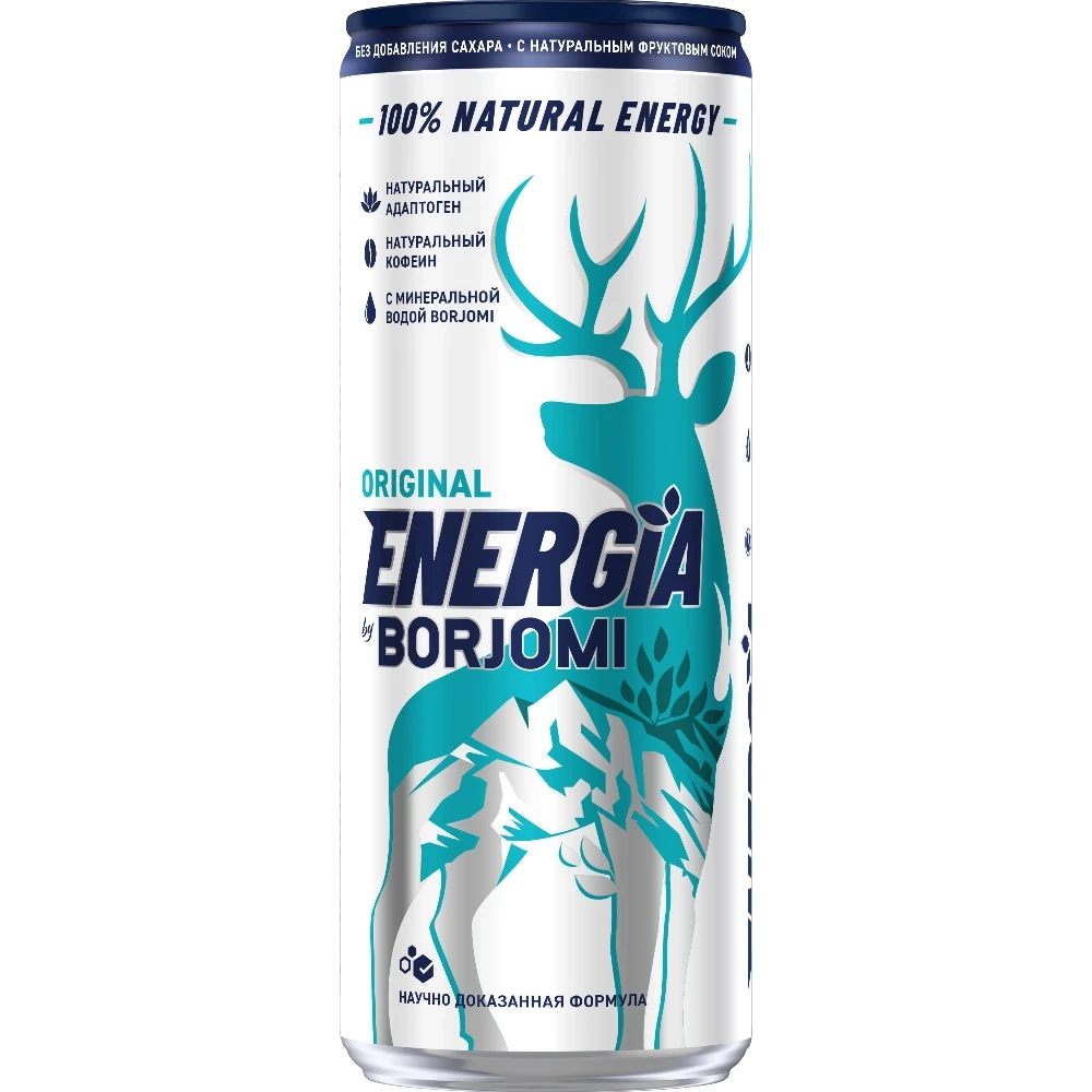 Энергетический напиток Energia by Borjomi Original 0,24 л. in can