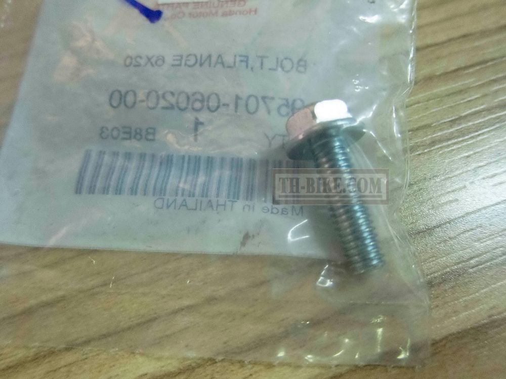 95701-06020-00. BOLT, FLANGE, 6X20
