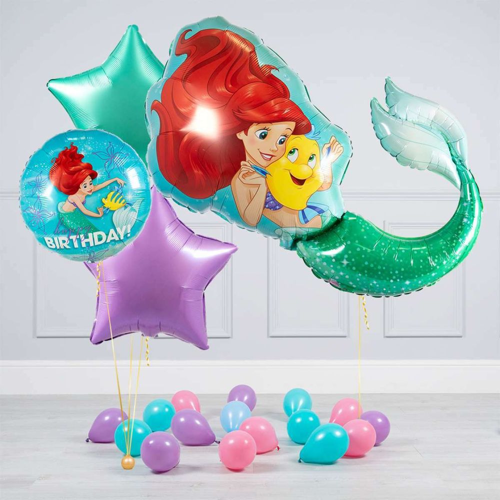 AN Шар фигура Русалочка Ариэль 25"/64 CM W X 32"/81CM H (БГ-39)  Изображение2