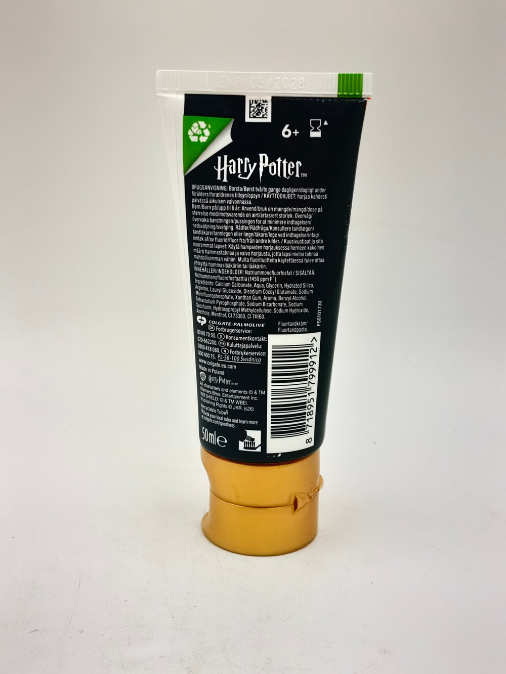 Colgate Зубная паста для детей 6+ Harry Potte Bubbling Cauldron, с фтором, кальцием и аргинином, 50 мл