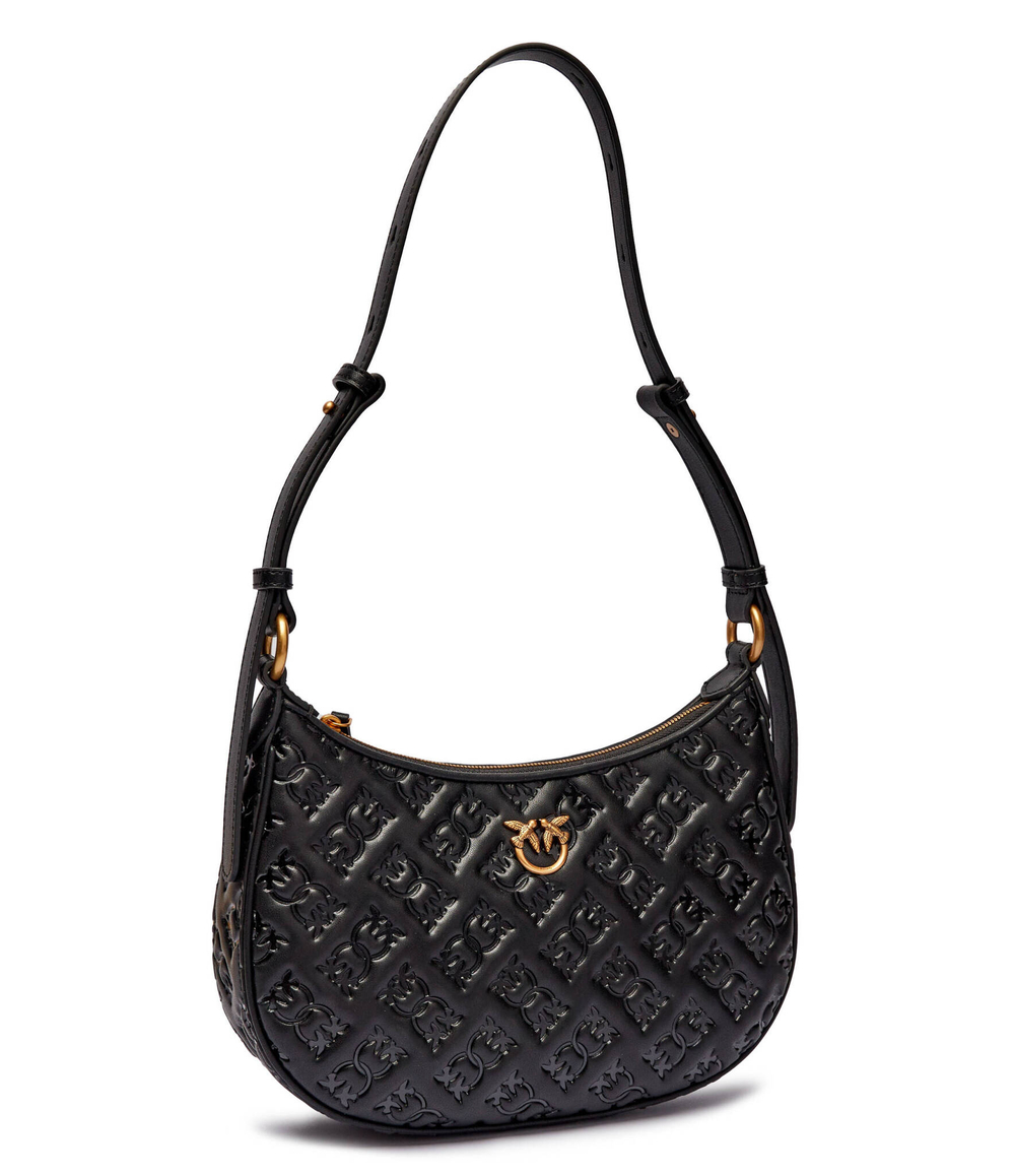 Кожаная сумка хобо HALF MOON MINI Pinko - черный(102790 A1YB)