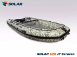 Лодка надувная моторная solar-500 caravan jet tunnel