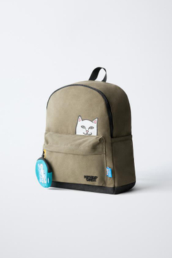 ZARA РЮКЗАК RIPNDIP ©, СЕРЫЙ