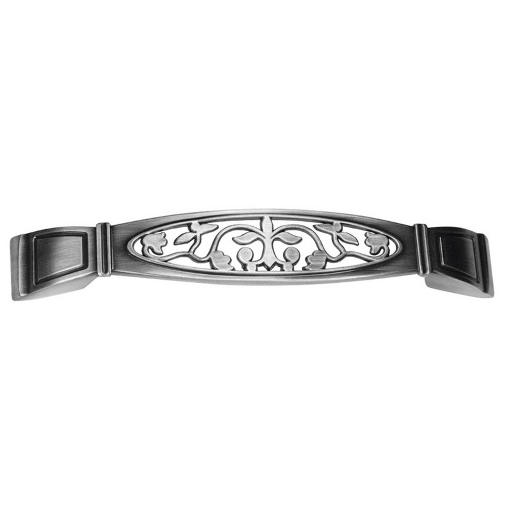 Ручка мебельная скобка EDSON 1000 ANTIQUE SILVER 96 мм /20
