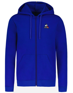 Мужская теннисная кофта Le Coq Sportif ESS Full Zip Hoody N°4 SS23 - bleu electro