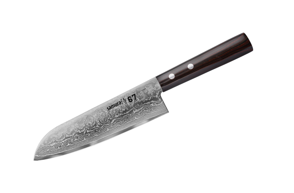 Нож кухонный Сантоку 17.5см Samura 67 Damascus SD67-0094/K