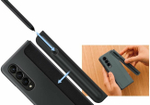 Защитный чехол для Samsung Galaxy Z Fold 4 с подставкой и ручкой (черный) (Из Финляндии)