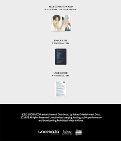 Альбом L (KIM MYUNGSOO) - 247 1st EP Album RISING CARD ALBUM Version