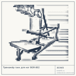 Тренажёр гакк для ног BGR-802 — от 161 000 ₽