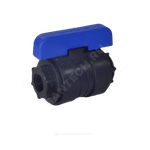 Кран шаровой компрессионный ПЭ Ду 36 1 1/2"x1 1/4" ВР/ВР Ру16 VALFEX 1210011112114