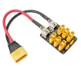 Плата распределения питания Holybro 300A - Top Entry (PDB), (распаяны XT90 6 шт, XT30 2 шт)