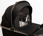 Детская коляска Peppy Tecla 3 в 1 с автокреслом Verona Black Shadow Black Chrome Edition Черный