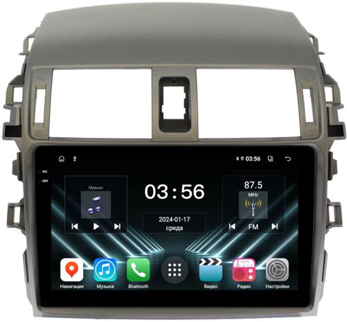 Магнитола для Toyota Corolla 150 2006-2013 (рамка тип 2) - FarCar S280 монитор 9.5" IPS на Android 13, CarPlay