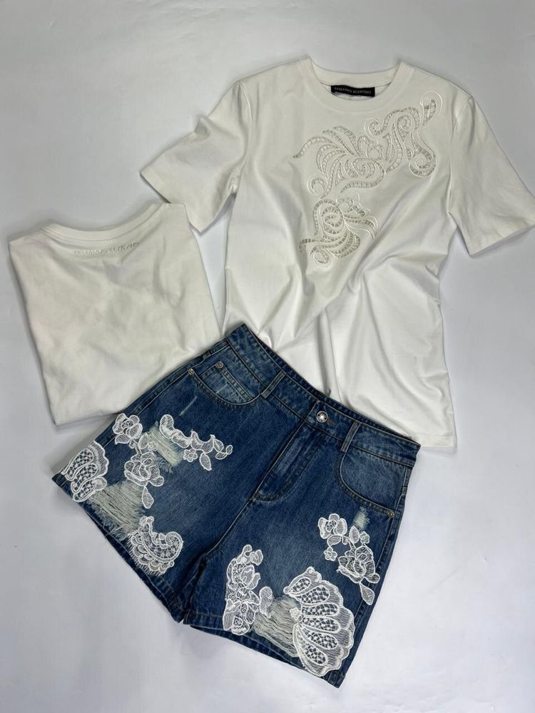 Комплект Ermanno Scervino (кардиган + футболка)