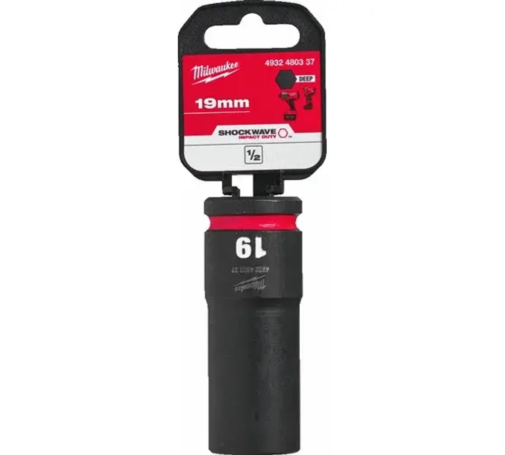 Головка 1/2" ударная удлиненная SHOCKWAVE™ 19мм GEN II