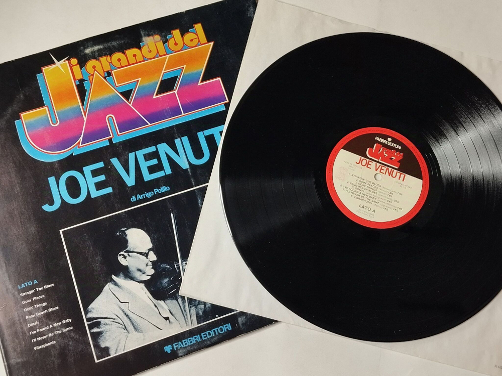 Винтажная виниловая пластинка LP Joe Venuti (Italy 1979)