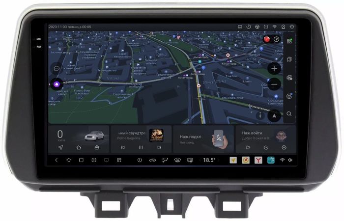 Магнитола для Hyundai Tucson 2018-2021 - Kuberg DUDU7 SF-9728 QLed+2K, Android 13, Быстрейшая, UIS7870 (DUDU7), CarPlay, SIM-слот