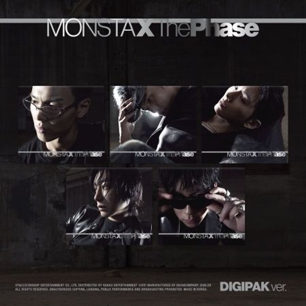 Альбом MONSTA X - THE PHASE EP Album DIGIPAK RANDOM Version