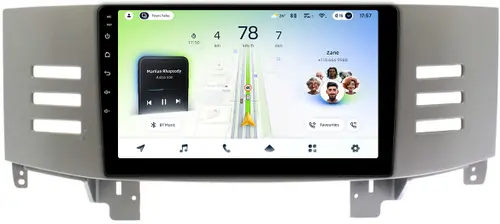 Магнитола для Toyota Mark X 120 2004-2009 (правый руль) - Teyes CC4L монитор 9" IPS, Android 14, Быстрая, Snapdragon 662, CarPlay, 4G SIM-слот
