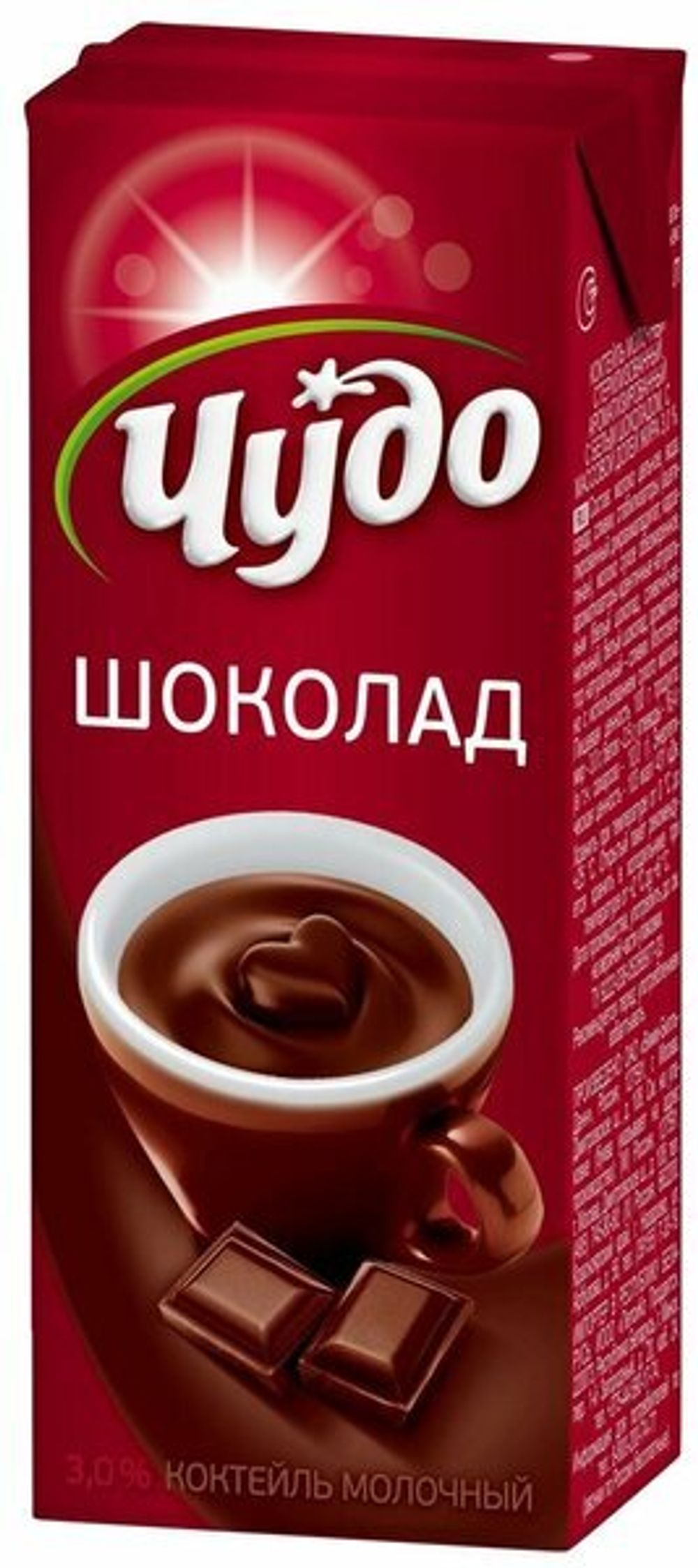 Коктейль молочный Чудо Шоколад 3% 200мл