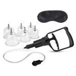 Набор из 6 вакуумных банок с насосом Erotic Suction Cupping Set (Цвет: прозрачный)