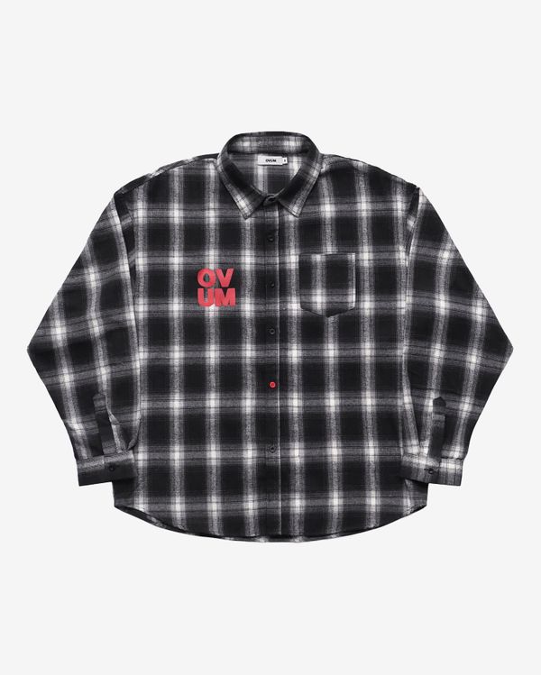 Рубашка Flanel Square Black - фото 1