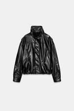 БОМБЕР ИЗ ИСКУССТВЕННОЙ КОЖИ — ZARA