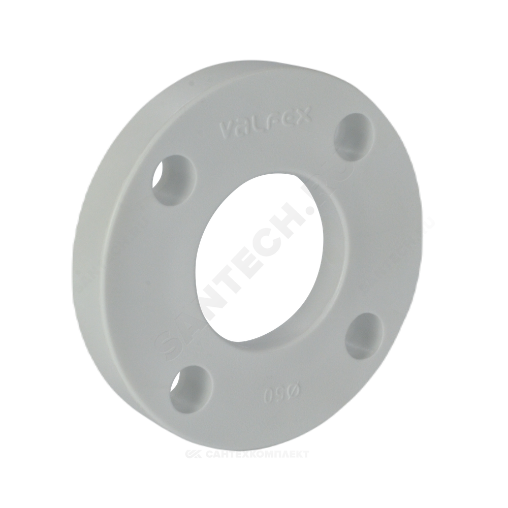 Фланец PP-R белый Ду 100 Ру25 для бурта PP-R Дн 110 VALFEX 10188110