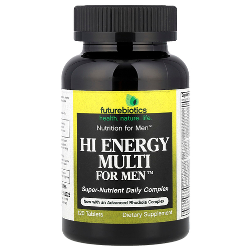 Futurebiotics, Hi Energy Multi, для мужчин, 120 таблеток