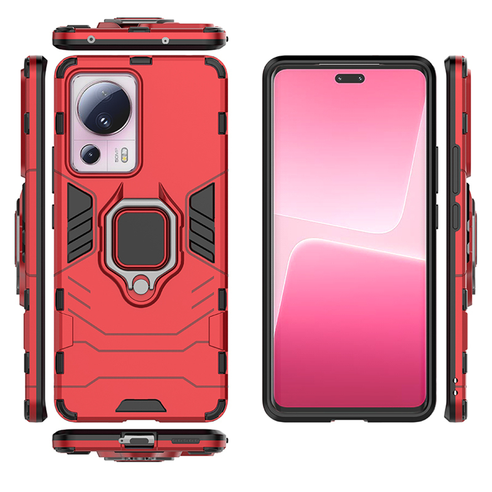 Противоударный чехол с кольцом Panther Case для Xiaomi 13 Lite