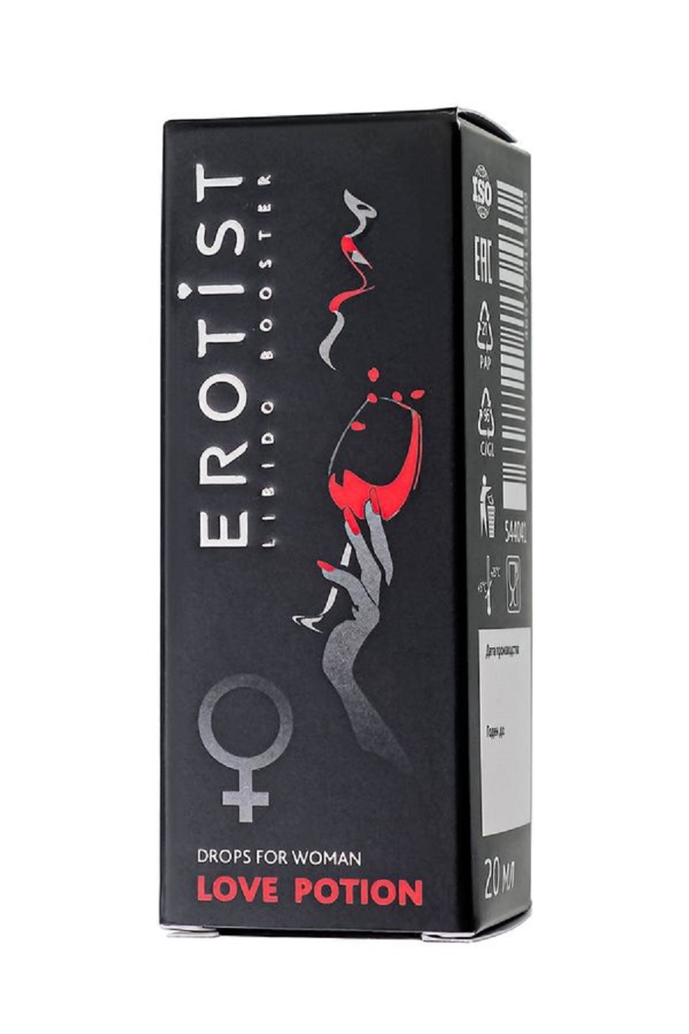 Возбуждающие капли Erotist Love Potion для женщин 20 мл