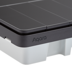 AQARA Умный настенный выключатель Z1 Pro (4 клавиши), цвет: серый, модель ZNQBKG45LM_gr