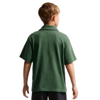 Футболка для мальчика теннисная Nike Kids Sportswear Club Knit Short Sleeve - fir/white