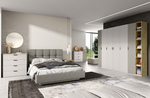 MODERN, Кровать 160 М с подъемником. Цвет ПЕРС ЖЕМЧУГ/LOFT GREY