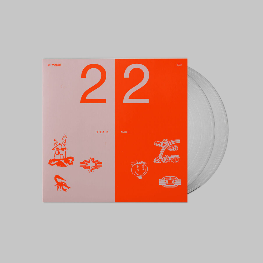 Oh Wonder - 22 Break // 22 Make - White 2LP